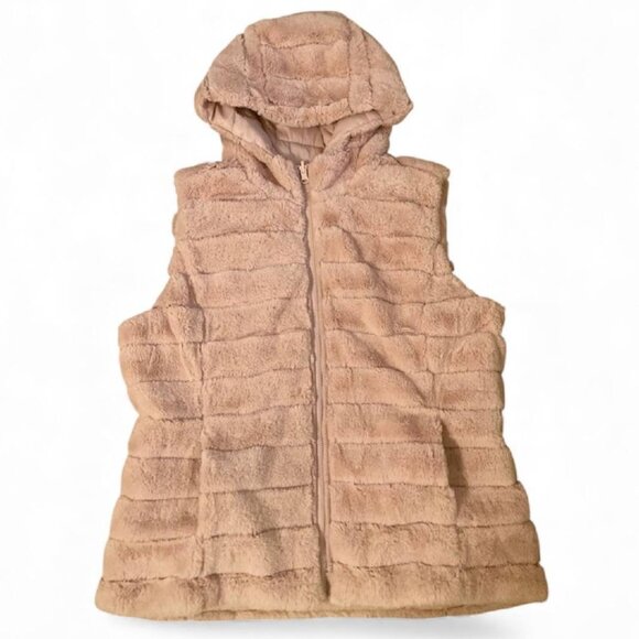 NWOT!  NEW YORK & COMPANY Reversible Vest in Light Pink - Size XL - Picture 1 of 5